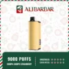 Alibarbar Ingot 9000 PUFFS CHUPA CHUPS STRAWBERRY23