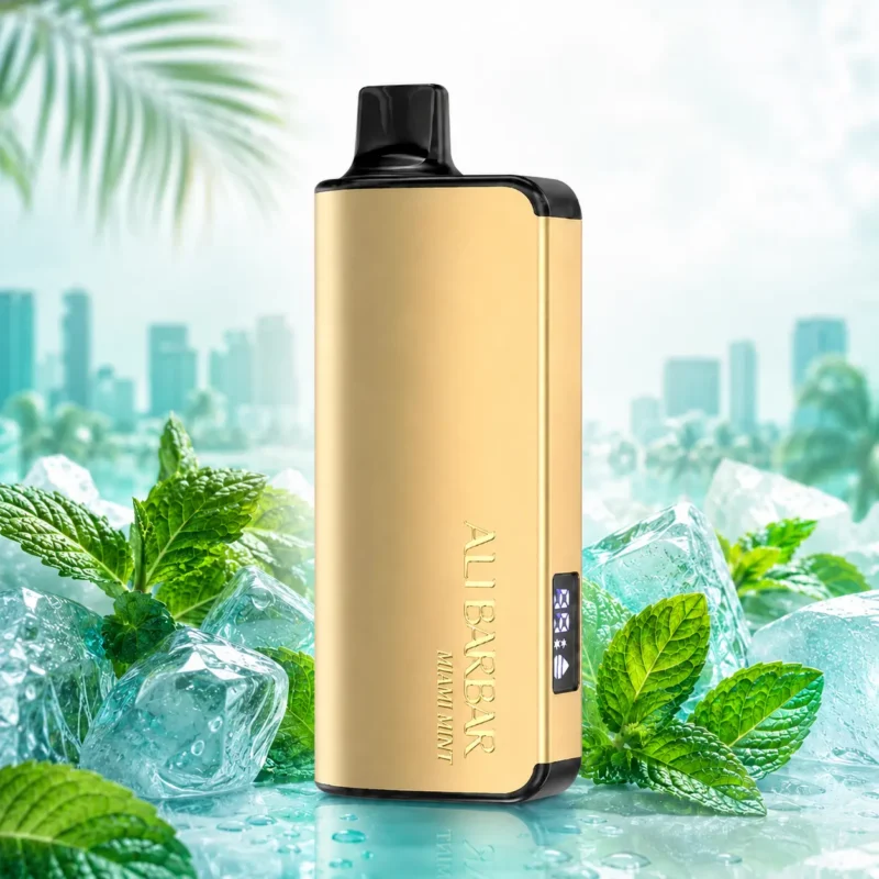 Alibarbar Ingot 9000 Puffs- Miami Mint 1 Alibarbar Ingot 9000 Puffs- Miami Mint