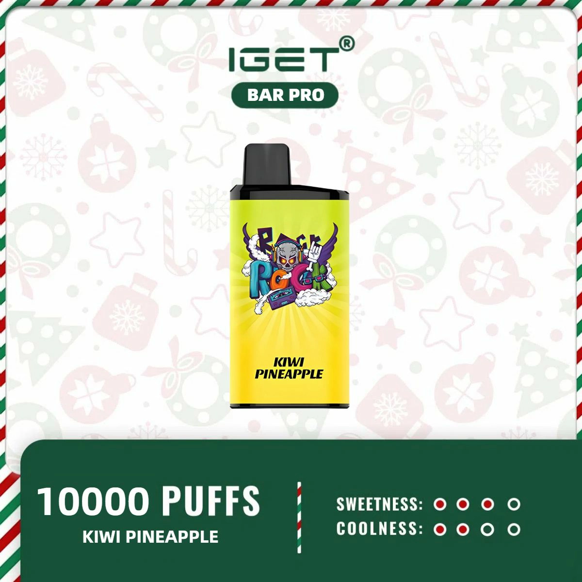Iget Bar Pro- Kiwi Pineapple Ice 1 Iget Bar Pro- Kiwi Pineapple Ice