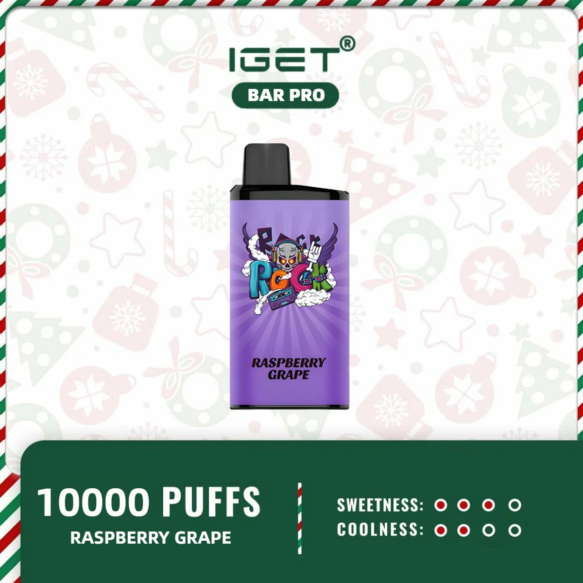 Iget Bar Pro- Raspberry Grape Ice 1 Iget Bar Pro- Raspberry Grape Ice