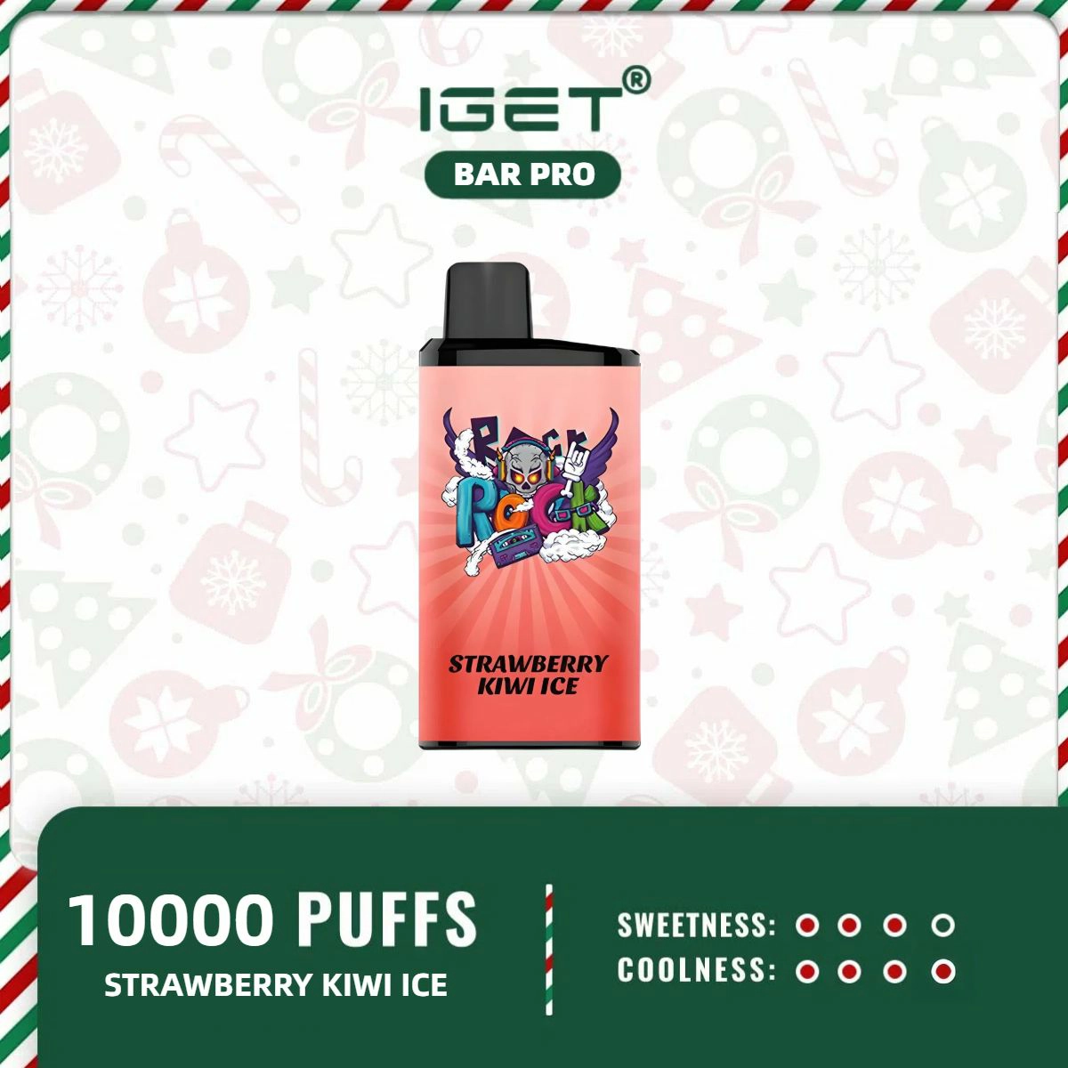 Iget Bar Pro- Strawberry Kiwi Ice 1 Iget Bar Pro- Strawberry Kiwi Ice
