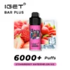 STRAWBERRY WATERMELON ICE ?C IGET BAR PLUS 6000 PUFFS 3 strawberry watermelon ice iget bar plus 6000 puffs