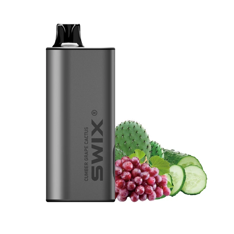 Swix Black 9000 puffs - cucumber grape cactus 1 Swix Black 9000 puffs - cucumber grape cactus