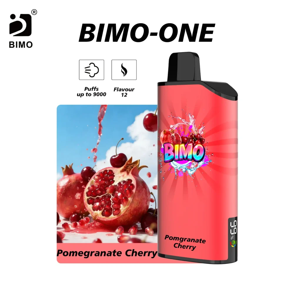 BIMO One 9000 puffs 20 BIMO One 9K-Pomegranate Cherry